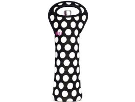 Big Dot Single Bottle Insulating Wine Tote